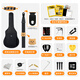 Enya Enya x0 Gletscher weiß hochwertige Gitarrenfananfänger für Anfänger von Männern und Frauen Studenten Novice Praxis Volksgitarre EGA-X0 Weiß 丨 Black Pickup Elektrobox Model