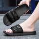
Woodpecker New Men's Slippers Sticky Slippers Men's Slippers Summer Wholesale Home Shoes Thick Sole Fashion Outdoor Sandals Men 9756 Black 40-41