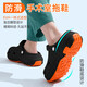
Anshangfen medical operating room slippers men's summer outdoor hole shoes 2025 new anti-odor and anti-slip foot arch support sandals black [Tyre anti-slip shading, long-term standing without fatigue] 42 -43 suitable for 41-42 (inner length 260mm)