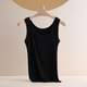 Yalu brand threaded cotton suspender vest for women wearing slim fit and slim large size suspender inner top shirt base vest for women 1478# coffee L [110-130Jin [Jin equals 0.5 kg]]