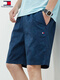 Tommy Kelly American Authentic Summer Pure Cotton Fünf-Punkte-Shorts lässig und vielseitig lose Strandhosen Herren-Trend 9215 Dunkelblau Farbe + 9215 Bohnengrün 4xl (Empfohlen 180-200 Jin [Jin gleich 0,5 kg]))