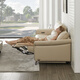 
Zhihuashi First Class Zero Wall SE-U11167BM Zero Modern Living Room Top-Level Cowhide Electric Function Sofa Moonlight White Three-person 246cm - Double Electric