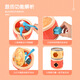 FVFH Japón Drum para niños multifuncional de 6 meses de edad Pat Drum 0-3 años Música Juguetes Educativos Instrumento musical para niños Orange (caja de color)
