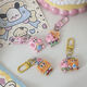 [SpongeBob SquarePants Patrick Star] Cartoon Cute Best Friend Keychain Couple Girl Pendant School Bag Accessories Gift SpongeBob SquarePants Random Pack