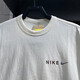 耐克（NIKE）短袖男装2025夏季新款跑步运动服针织透气时尚宽松圆领上衣T恤衫 HF6172-133米白纯棉 S
