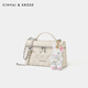 Sitio web oficial de Cinvaikrose Small C/K Bag Women's Bag 2025 New Diamond Chain Bag Bagbody Bagbody Bag Bag Bag Beige White
