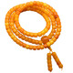 Fat Donglai's same authentic natural beeswax bracelet, old barrel beads 108 Buddha beads, Polish amber necklace, rosary bead bracelet, collection grade barrel beads 10x8mm, men's style, 108 pieces