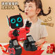 Xiaomi Youpin Robot Children's Toys Girls and Boys Intelligent Dialogue Early Church Dance Electric Remote Control Robot Interaction K10 White Deluxe Edition can be controlled by APP Enjoy dual battery version (shop recommendation)