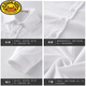 G.duck school season children's white shirt boys pure cotton shirt suit primary and secondary school uniform girls long-sleeved performance clothing hot sale white-long-sleeved shirt + red collar flower 110 recommended height 100-105cm 4-5 years old