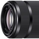 Sony (SONY) E 55-210mm APS-C format telephoto large zoom mirrorless camera lens black E-mount SEL55210
