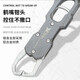 多功能铝合金带称称取鱼器控大物控鱼器钳夹鱼称路亚渔具用品 控鱼器和路亚钳蓝色