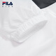 FILA Children's Sun Protection Clothing 2025 Autumn New Loose Woven Hooded Jacket for Boys, Middle and Large Children Jade White-WT 160