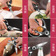 Large multi-functional scissors, sharp stainless steel with scissor cover, can open walnut beer lids and cut fish, shrimp, crab and barbecue