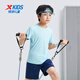 特步（XTEP）童装男童夏装儿童速干短袖T恤夏季新款中大童短T运动上衣 天际蓝【9005】 120 cm