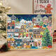
He Jiagong galison winter light Christmas digital oil painting DIY fill coloring hand-painted acrylic oil painting decorative hanging painting qx15841 30*40cm thick solid wood inner frame