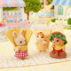 森贝儿家族（Sylvanian families）电影限定 汉堡套装 过家家女孩玩具玩偶套装