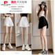 
Pierre cardin summer thin white suit shorts women's summer suit 2025 new high waist casual wide-leg pants small green 9871 S