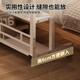 Bedside table movable simple small table bedroom home student desk simple dormitory writing lifting computer table three-layer model solid wood color 80*40cm