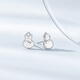 Chao Acer PT950 platinum earrings birthday gift pricing Piya EEP40000532 one pair about 2.05g