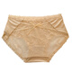 Dämon Fox Unterwäsche weibliche sexy 4-pair-französische Satin sexy Spitzengitter Unterwäsche für Frauen hautfreundliche Mulberry Seidenboden Bottom Summer Y3883#-Green + Hautton + Pink + Lila M geeignet für 80-100jin [Jin gleich 0,5 kg]
