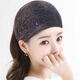 Aitanfang Korean white hair wide-brimmed lace headband 2025 new pearl headband headband scarf women's headband going out elastic dark coffee