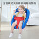 Baby Sprungstuhl Sprungstuhl Kinder Kinder Home Swing Fitness Early Education Spielzeug Jungen und Mädchen mit Babys Bounce Stuhl + American Blue Swing + Edelstahlunterstützung