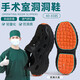 
An Shangfen hole shoes men's summer wear odor-proof and non-slip outdoor driving fishing and hiking beach sandals sports slippers men's black 43 positive size (inner length 265mm)