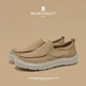 
MONTAGUT (MONTAGUT) pedals old Beijing canvas shoes 2025 summer new product lightweight breathable casual men's shoes versatile soft sole shoes for men khaki (leather shoe size) 41