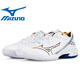 
MIZUNO2025 new Mizuno badminton shoes Hawk claws three generations men and women professional shock absorbing claws CLAW 3 mandarin duck black gray 71GA244333 free sports socks + shoe bag 41 (265mm)