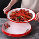 
Mr. Not Romantic Jingdezhen Ceramic Crayfish Special Plate Lobster Plate Commercial Melamine Tableware Hotel Seafood Big Tableware A687-11 Red and White Two Color 14 inches