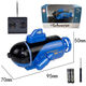 Jouet sous-marin télécommandé Simulate Shark Yacht Mini Camera sous-marin Macaron Blue (quatre canaux) Standard: Batterie + Tournevis