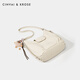 Cinvai/Krose official website bag women's bag 2025 new shoulder bag crossbody bag tote bag commuting to give girlfriend high-end gift White beige [small c/k women's bag Chinese Valentine's Day gift]