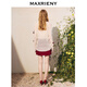 Maxrieny [gleiches Modell im Einkaufszentrum] Boho V-Ausschnitt Hollow Colted Strick Jacke 25 Herbst Cardigan White M.