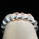 Fat Donglai Quality White Crystal Bracelet Men's White Ghost Treasure Basin Pyramid Bracelet Collection Level Mountain-shaped Ghost Flowers White Ghost