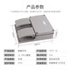 Foot switch YDT1-18/15 16 double double pedal aluminum shell silver point bending machine shearing machine upper and lower YDT1-18 model