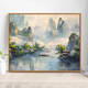 Yonghuan Chinois Paysage d'huile numérique Peinture peinture peinte à la main Coloriage Sentiment Acrylique Huile Coloriage Ferm
