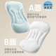 Bei Chuzhong children's pillow 1-3 years old baby pillow 3-8 years old kindergarten students and children special partition neck protection summer light blue green-H1 0-3 years old pillow height 1.5-3cm, comfortable sleeping spine protection, special for children