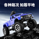 BURJUMAN remote control pickup truck climbing car rc remote control off-road pickup truck can camera four-wheel drive climbing off-road vehicle children's electric vehicle [camera model] red [hollow wheel] 480P real-time picture Luxury four-electric [approximately 120 minutes to use]
