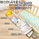 Krippe Hanging Storage Hanges Korbdampfer Nachtwindeln Windeln Aufbewahrung Beutel Schlafnummer Bett Hanging Bag Bett Zaun Aufbewahrungsbox Creme Weiß [Parallel einstellbar]