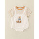 Balabala baby kurzärmelige kleidung sommer dünne baby junge sommer sommer mond neugeborene hauptmond krabbelanzug 6189 blau 66cm