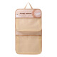 Bolsas colgantes de viaje de Ke Liang Huizi, bolsas de almacenamiento de calcetines de ropa interior, artefactos de almacenamiento colgantes detrás de las puertas de dormitorio, bolsas colgantes de doble capa, albaricoque en polvo