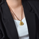 Li Biaozu Big Belly Maitreya Buddha Pendant Women's New Small Golden Buddha Pure Gold Pendant Gold Necklace for Girlfriend 999 Buddha Pendant Gold Contains About 0.9g