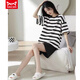 
Catman (MiiOW) pure cotton pajamas for women in summer shorts shorts thin cute student cotton summer casual home clothing set Champagne color A9856 shorts M (80-100Jin [Jin equals 0.5 kg])