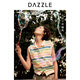 DAZZLE 邱天同款地素毛衣25夏新款复古肌理条纹毛衫马甲 彩色 M