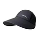 Jiaoxia same style quick-drying peaked cap for men and women summer outdoor sports sun protection visor fishing sun hat black one size