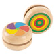 Mai yi Traditional en bois pour enfants Yoyo Elementary Élève Yoyo Toy Yoyo Small Gift Entry Boys and Girls Wood Yoyo en bois massif (arc-en-ciel rouge)