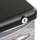 
Deli/9795 desktop file cabinet transparent drawer office storage cabinet storage box plastic a4 with lock 4 layers 9794 dark gray default