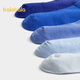 Balabala Children's Socks Boys' Mid-Tube Socks Girls' School Socks Bottoming Soft and Flexible Five Pairs 209925172211