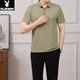 Playboy Middle-aged Dad 2025 New Men's Set Middle-aged Sports and Casual Summer Thin Daddy Two-Piece Set Men's Style YSS-9209 Khaki [Shorts] L Recommended 100-120Jin [Jin equals 0.5 kg]