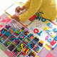 English Alphanumeric Magnetic Stickers for Children's Educational Toys Elementary Elementary Apprend Learning Artefact Carte d'enseignement Aids Numéro + Symbole Set 1 Box, avec tableau blanc, couleurs aléatoires